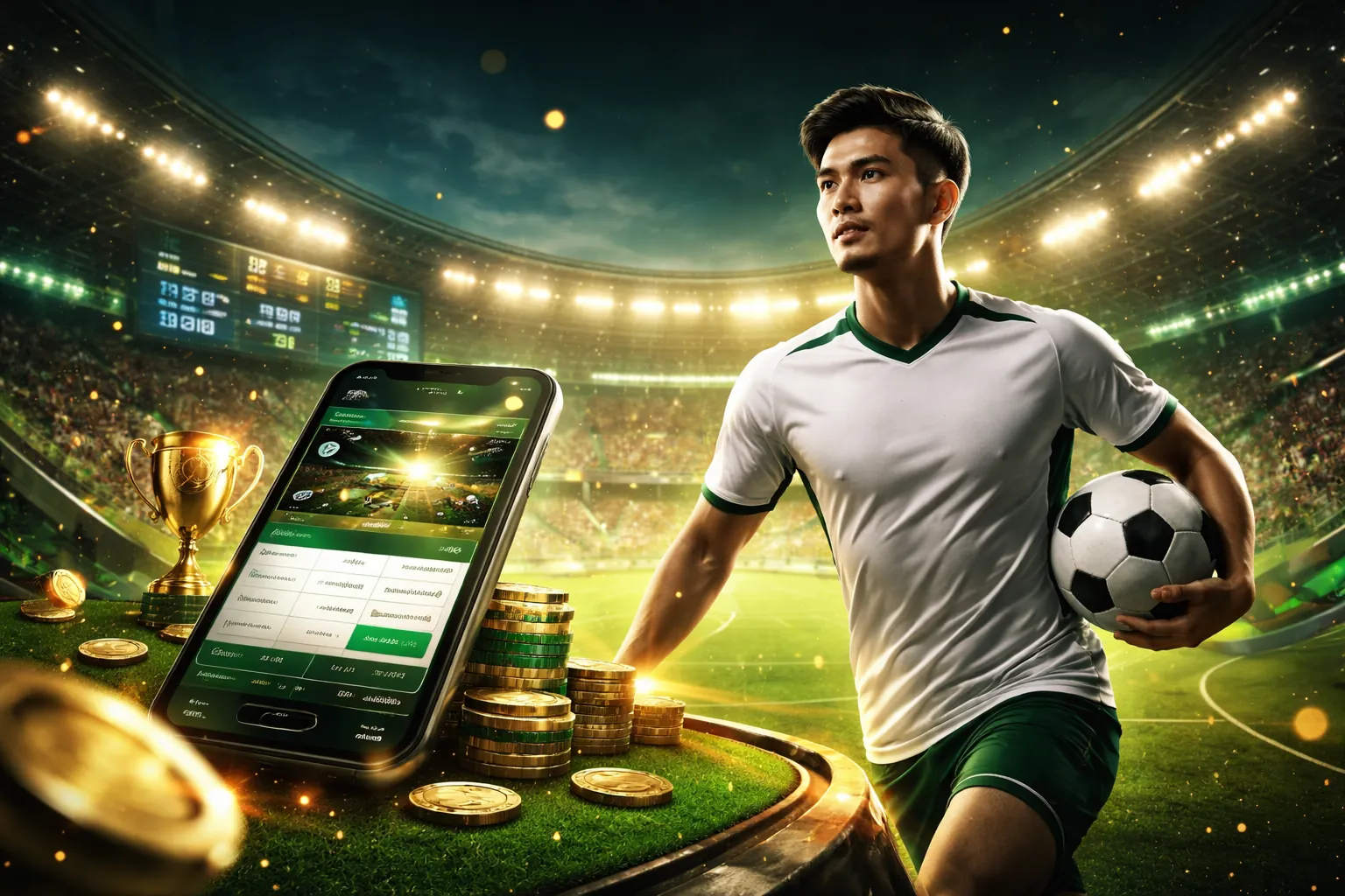 Giao diện ứng dụng 7clubs trên điện thoại di động